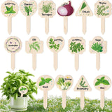 Maxbell 15x Plant Label Signs Reusable Plant Labels for Garden Potted Plants Flowers