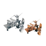 Maxbell Drummer Windmill Wind Sculpture Decoration Art Sculpture for Home Patio Lawn Gold