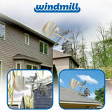 Maxbell Drummer Windmill Wind Sculpture Decoration Art Sculpture for Home Patio Lawn Silver