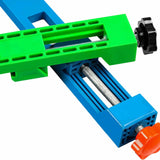 Maxbell Adjustable Cutting Machine Base Guide Professional Sturdy Wood Cutting Guide Green Black Knob