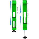 Maxbell Adjustable Cutting Machine Base Guide Professional Sturdy Wood Cutting Guide Green Black Knob