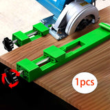 Maxbell Adjustable Cutting Machine Base Guide Professional Sturdy Wood Cutting Guide Green Black Knob