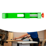 Maxbell Adjustable Cutting Machine Base Guide Professional Sturdy Wood Cutting Guide Green Red Knob
