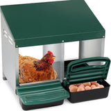Chicken Nesting Box Easy Egg Collection Laying Box for Hens Poultry Chickens