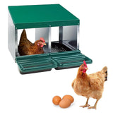 Chicken Nesting Box Easy Egg Collection Laying Box for Hens Poultry Chickens