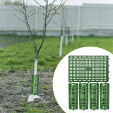 Maxbell 5Pcs Expandable Plant Cover Garden Lawn Saplings Tree Trunk Guard Protectors Green