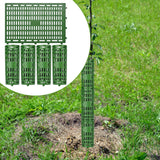 Maxbell 5Pcs Expandable Plant Cover Garden Lawn Saplings Tree Trunk Guard Protectors Green