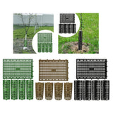 Maxbell 5Pcs Expandable Plant Cover Garden Lawn Saplings Tree Trunk Guard Protectors Green