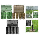 Maxbell 5Pcs Expandable Plant Cover Garden Lawn Saplings Tree Trunk Guard Protectors Green