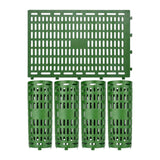 Maxbell 5Pcs Expandable Plant Cover Garden Lawn Saplings Tree Trunk Guard Protectors Green