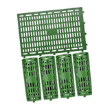 Maxbell 5Pcs Expandable Plant Cover Garden Lawn Saplings Tree Trunk Guard Protectors Green