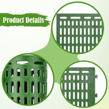 Maxbell 5Pcs Expandable Plant Cover Garden Lawn Saplings Tree Trunk Guard Protectors Green
