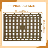 Maxbell 5Pcs Expandable Plant Cover Garden Lawn Saplings Tree Trunk Guard Protectors Brown