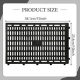 Maxbell 5Pcs Expandable Plant Cover Garden Lawn Saplings Tree Trunk Guard Protectors Black