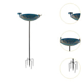 Maxbell Outdoor Bird Feeder Easy to Clean Sturdy Bird Bath for Backyard Yard Outdoor