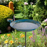 Maxbell Outdoor Bird Feeder Easy to Clean Sturdy Bird Bath for Backyard Yard Outdoor