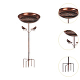 Maxbell Garden Bird Bath Versatile Garden Decor for Lawn Backyard Courtyard