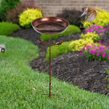 Maxbell Garden Bird Bath Versatile Garden Decor for Lawn Backyard Courtyard