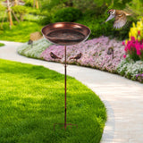 Maxbell Garden Bird Bath Versatile Garden Decor for Lawn Backyard Courtyard