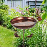 Maxbell Garden Bird Bath Versatile Garden Decor for Lawn Backyard Courtyard