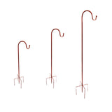 Maxbell Shepherds Hook Outdoor Garden Hook for Wind Chimes Plant Baskets Bird Feeder 80cm height