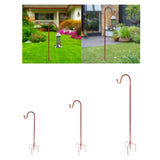 Maxbell Shepherds Hook Outdoor Garden Hook for Wind Chimes Plant Baskets Bird Feeder 80cm height