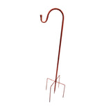 Maxbell Shepherds Hook Outdoor Garden Hook for Wind Chimes Plant Baskets Bird Feeder 80cm height