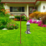 Maxbell Shepherds Hook Outdoor Garden Hook for Wind Chimes Plant Baskets Bird Feeder 80cm height