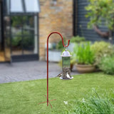Maxbell Shepherds Hook Outdoor Garden Hook for Wind Chimes Plant Baskets Bird Feeder 80cm height