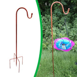 Maxbell Shepherds Hook Outdoor Garden Hook for Wind Chimes Plant Baskets Bird Feeder 80cm height