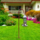 Maxbell Shepherds Hook Outdoor Garden Hook for Wind Chimes Plant Baskets Bird Feeder 120cm height