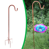 Maxbell Shepherds Hook Outdoor Garden Hook for Wind Chimes Plant Baskets Bird Feeder 120cm height
