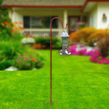 Maxbell Shepherds Hook Outdoor Garden Hook for Wind Chimes Plant Baskets Bird Feeder 160cm height