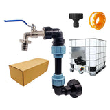 Maxbell Gallon IBC Tote Hose Adapter with Faucet Valve Replacement IBC Tote Fittings