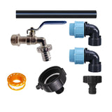 Maxbell Gallon IBC Tote Hose Adapter with Faucet Valve Replacement IBC Tote Fittings