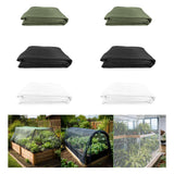 Maxbell Garden Netting Barrier 2.4M Width Row Cover for Raised Beds Blueberry Bushes Length 4M Green