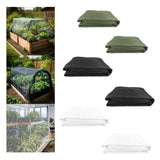 Maxbell Garden Netting Barrier 2.4M Width Row Cover for Raised Beds Blueberry Bushes Length 4M Green