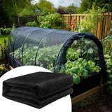 Maxbell Garden Netting Barrier 2.4M Width Row Cover for Raised Beds Blueberry Bushes Length 4M Black