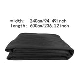 Maxbell Garden Netting Barrier 2.4M Width Row Cover for Raised Beds Blueberry Bushes Length 6M Black