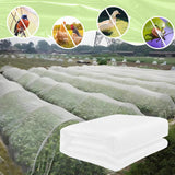 Maxbell Garden Netting Barrier 2.4M Width Row Cover for Raised Beds Blueberry Bushes Length 4M White