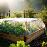 Maxbell Garden Netting Barrier 2.4M Width Row Cover for Raised Beds Blueberry Bushes Length 6M White