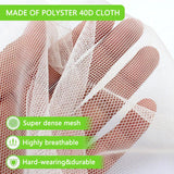 Maxbell Garden Netting Barrier 2.4M Width Row Cover for Raised Beds Blueberry Bushes Length 6M White