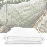 Maxbell Garden Netting Barrier 2.4M Width Row Cover for Raised Beds Blueberry Bushes Length 6M White