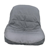 Maxbell Lawn Mower Seat Cover Comfortable Sturdy Heavy Duty for 12.5''-14'' Backrest Gray