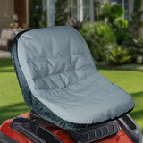 Maxbell Lawn Mower Seat Cover Comfortable Sturdy Heavy Duty for 12.5''-14'' Backrest Gray
