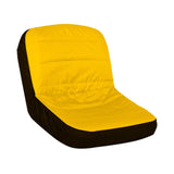 Maxbell Lawn Mower Seat Cover Comfortable Sturdy Heavy Duty for 12.5''-14'' Backrest Yellow