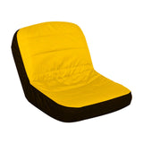Maxbell Lawn Mower Seat Cover Comfortable Sturdy Heavy Duty for 12.5''-14'' Backrest Yellow