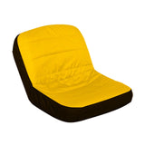 Maxbell Lawn Mower Seat Cover Comfortable Sturdy Heavy Duty for 12.5''-14'' Backrest Yellow