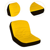 Maxbell Lawn Mower Seat Cover Comfortable Sturdy Heavy Duty for 12.5''-14'' Backrest Yellow