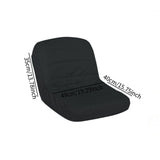 Maxbell Lawn Mower Seat Cover Comfortable Sturdy Heavy Duty for 12.5''-14'' Backrest Black